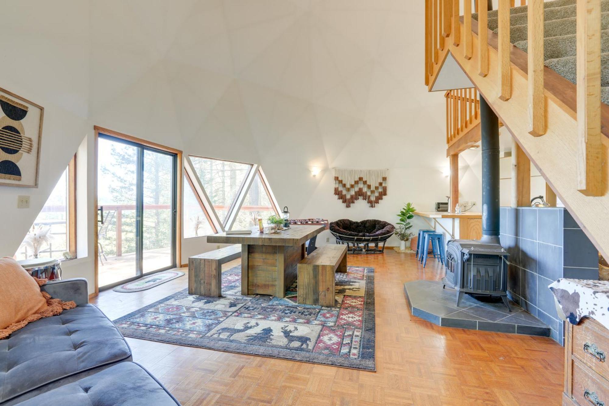 Off-Grid Nevada City Geodesic Dome House With Views! Екстер'єр фото